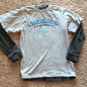 “Carolina Tar Heels” long sleeved shirt size 12/14